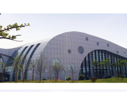 黄海会议中心外景网架工程
